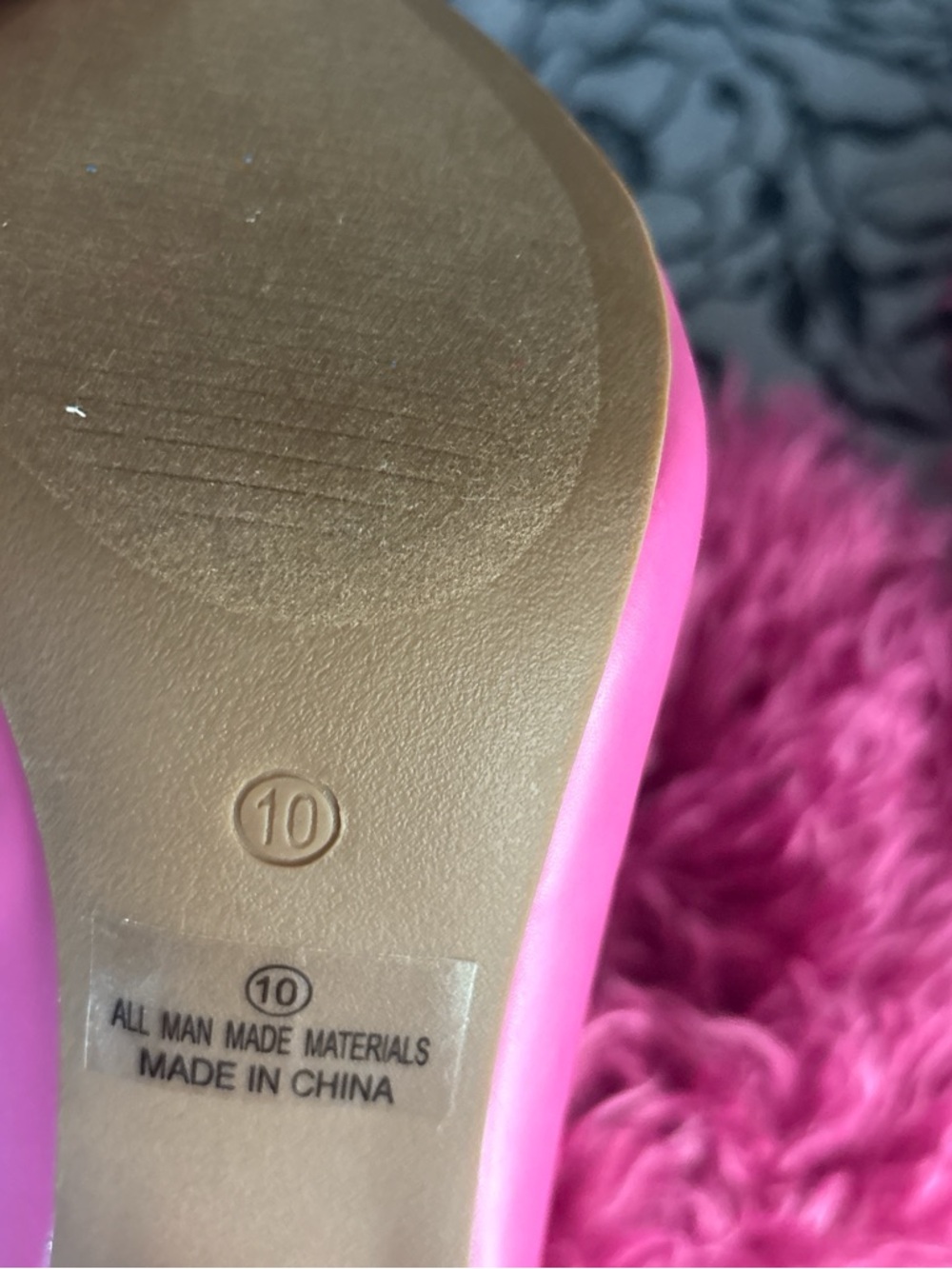 Bright Pink Women's Heels - Size 10 - Picture 3 of 3